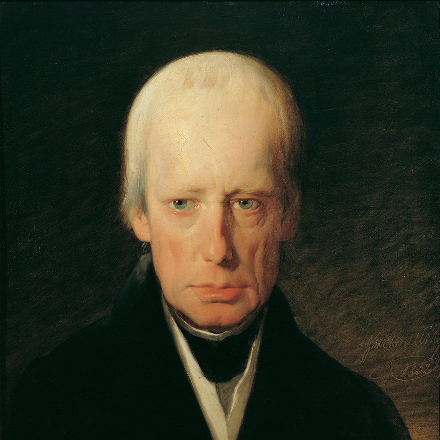 Detail from the painting of Emperor Franz II/I (1768–1835) by Friedrich von Amerling. Dated 1832.