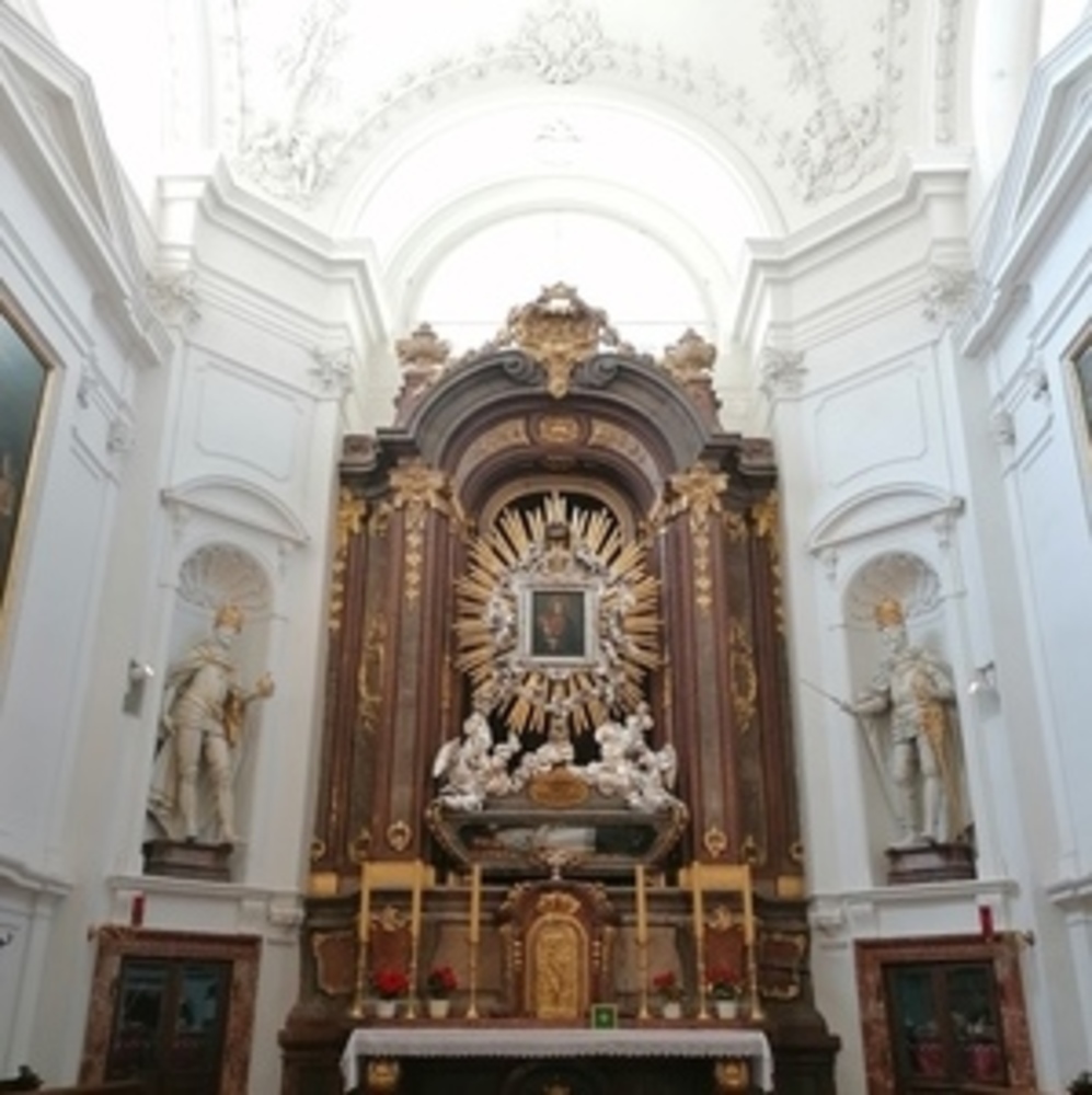 Einblick in die Kaiserkapelle in der Kapuzinerkirche.